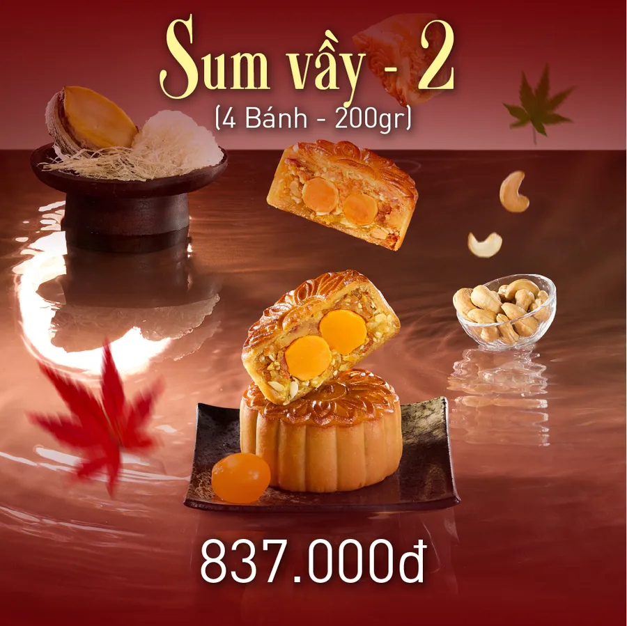 Combo Sum Vầy 2 bánh trung thu Givral 2026