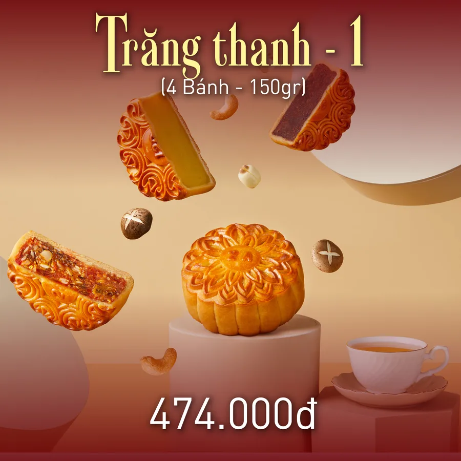 Combo Trăng Thanh 1 bánh chay Givral 2026