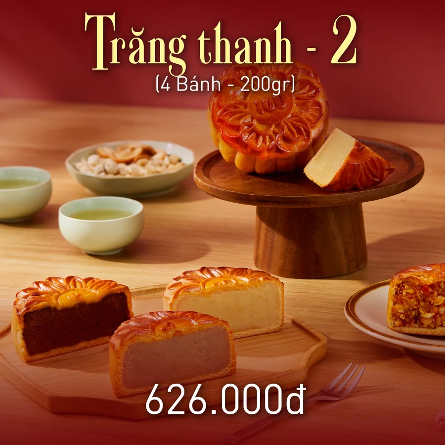 Combo Trăng Thanh 2 bánh chay Givral 2026